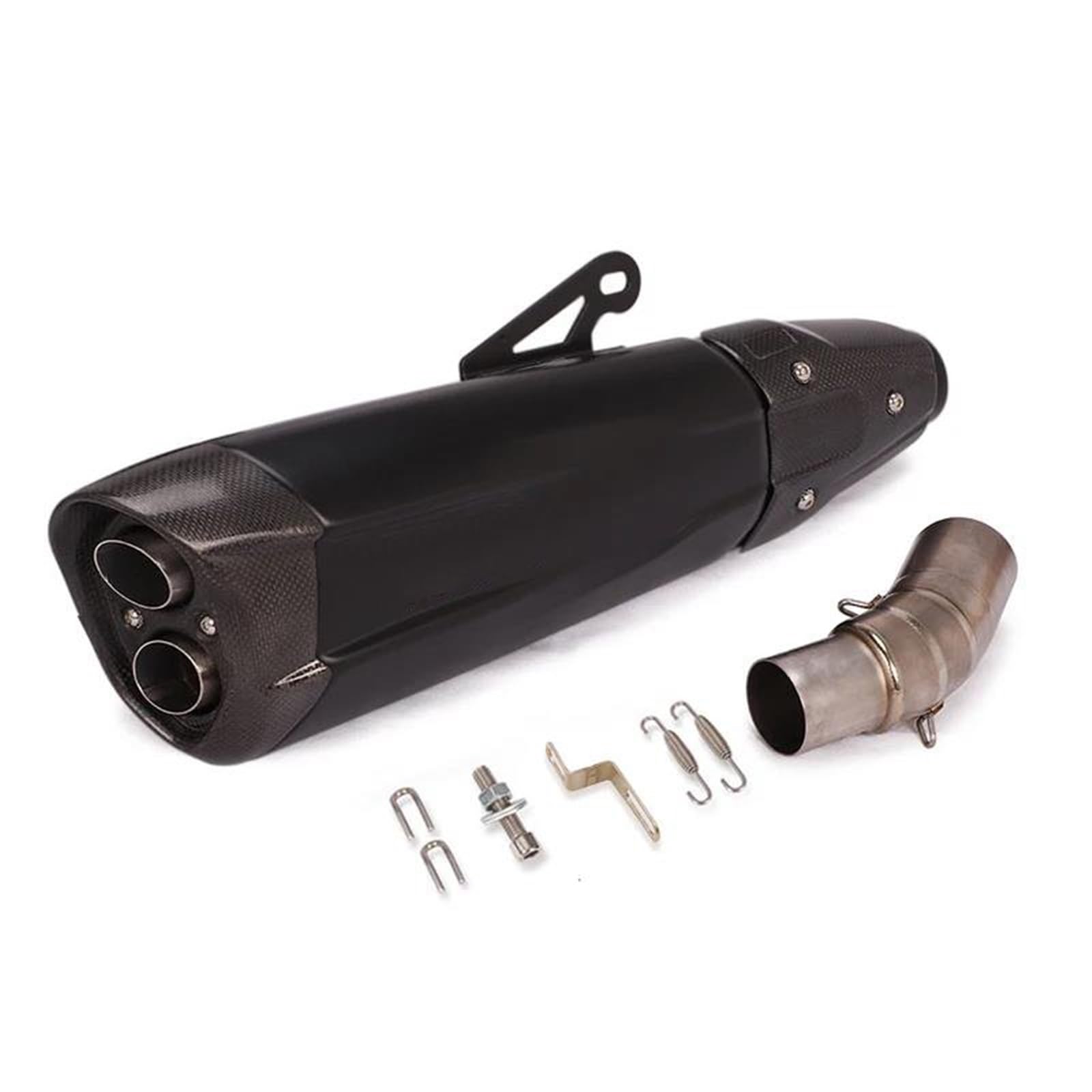 Generisch Endrohr 51 Mm Auspuffkrümmer Schalldämpfer Doppelschalldämpfer-Verbindungsrohrkrümmer Für B&MW R1250R R1250RS RT GS ADV 2019–2020(Style 2) von Generisch