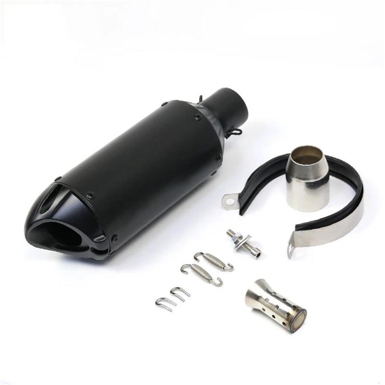 Generisch Endrohr 51MM Modifizierter Motorradzubehör-Auspuffschalldämpfer Passend Für Y&amaha YZF R6 R15 R3 MT07 MT09 FZ09(Style 1) von Generisch