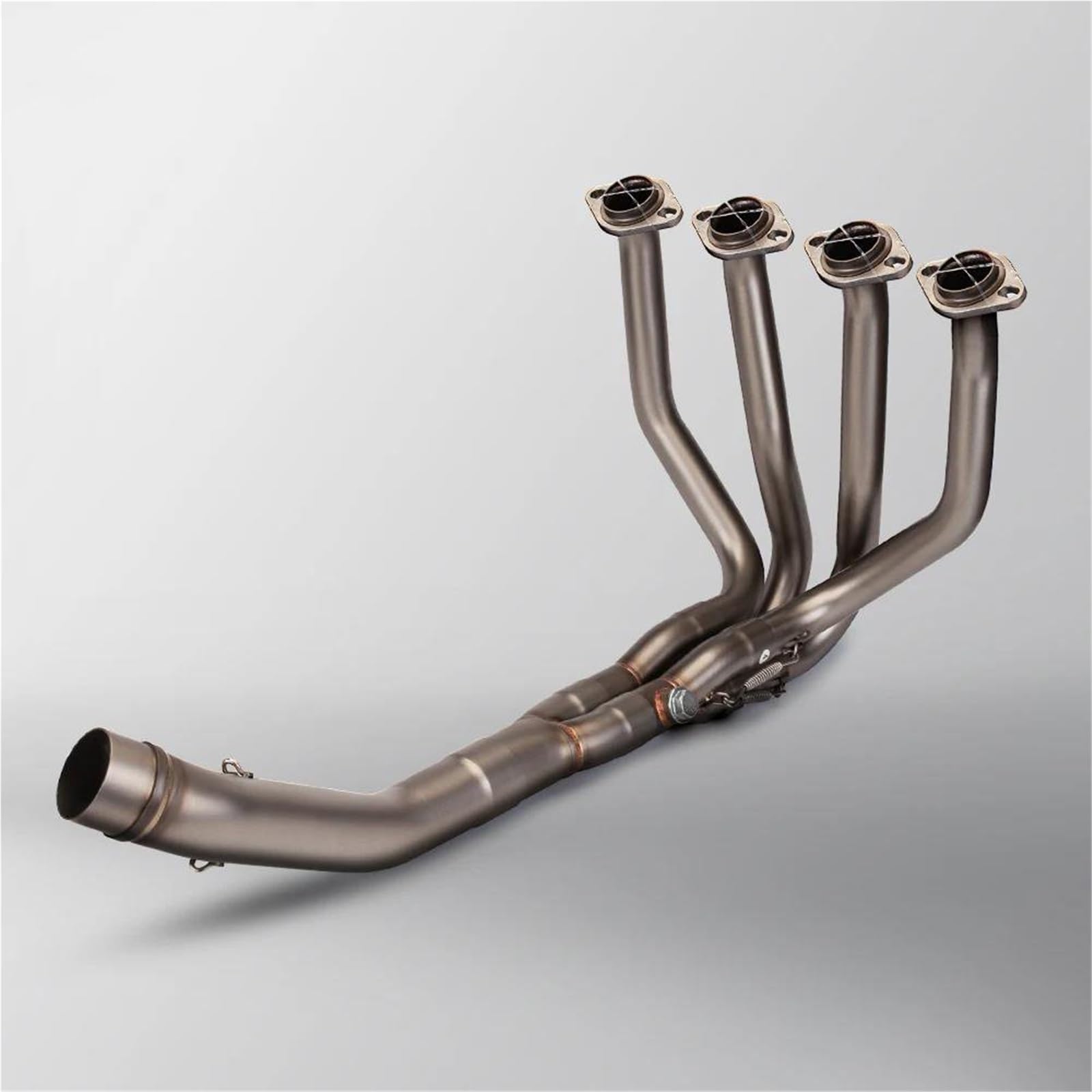 Generisch Endrohr Auspuff Komplettsystem Motorrad Schalldämpfer Vorne Mittelrohr Schieberohr Edelstahl 51mm Für Kawasaki Z750 Z800(Style 3) von Generisch