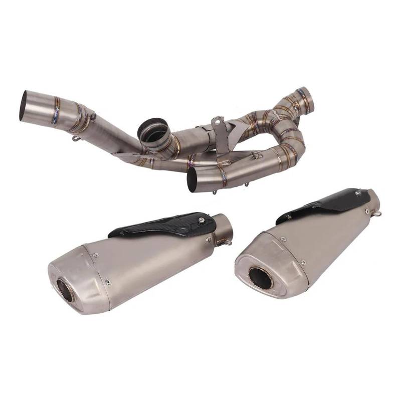 Generisch Endrohr Auspuff Motorrad Schalldämpfer Rohr Endrohr Verbindungsrohr Schalldämpfer Teile Für Ducati Für Panigale V4 Für Streetfighter V4 von Generisch