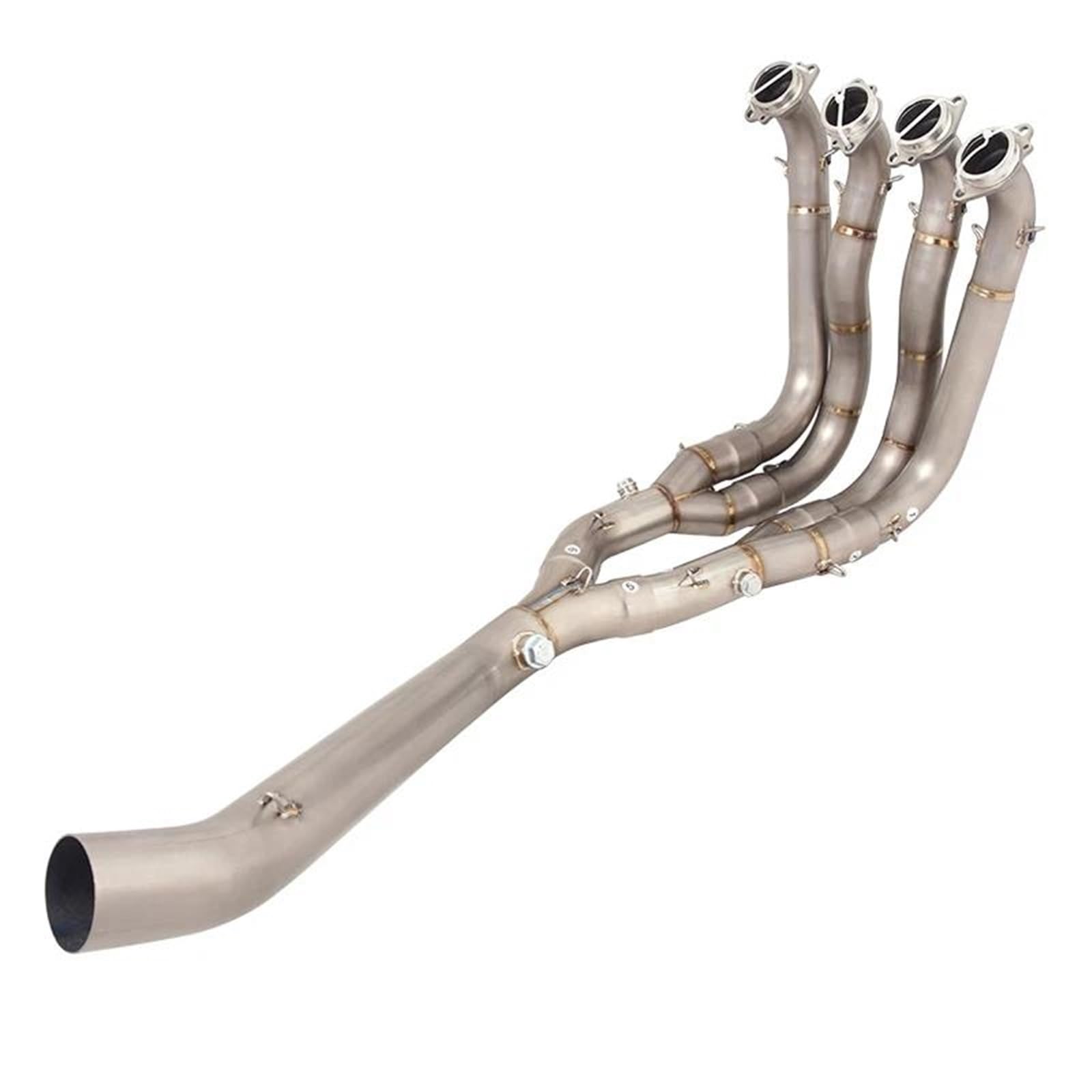 Generisch Endrohr Auspuffanlage Motorrad Header Connector Rohr Slip-On 60mm Schalldämpfer Für B&MW S1000RR 2010-2018 S1000R 2015-2018 von Generisch