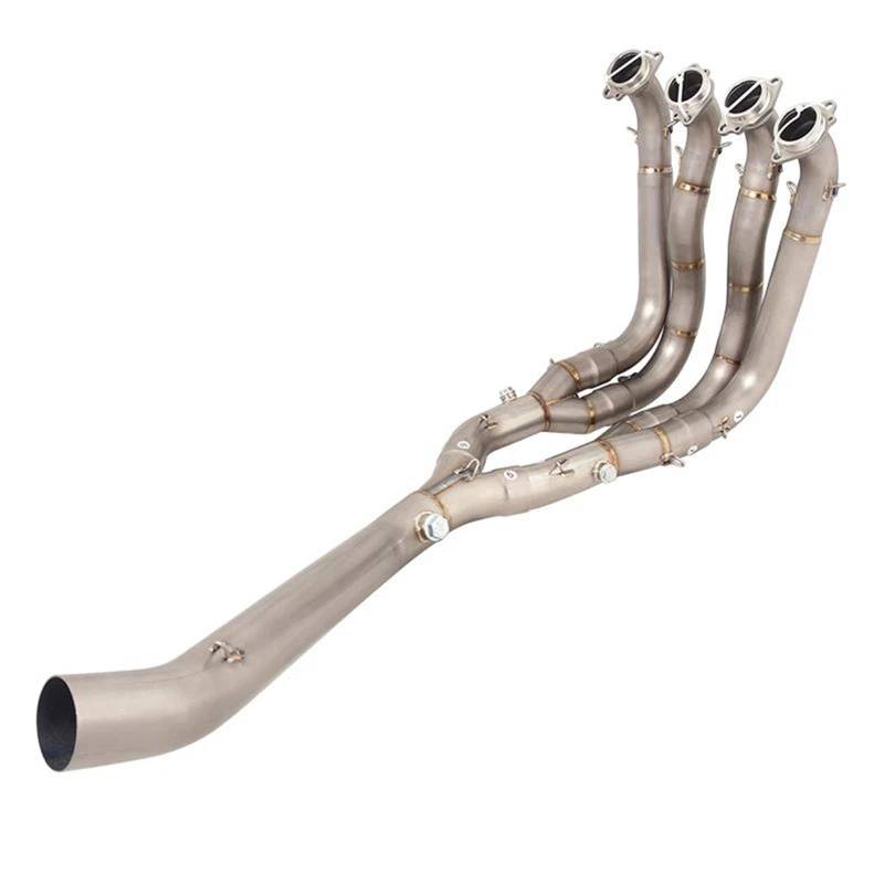 Generisch Endrohr Auspuffanlage Motorrad Header Connector Rohr Slip-On 60mm Schalldämpfer Für B&MW S1000RR 2010-2018 S1000R 2015-2018 von Generisch