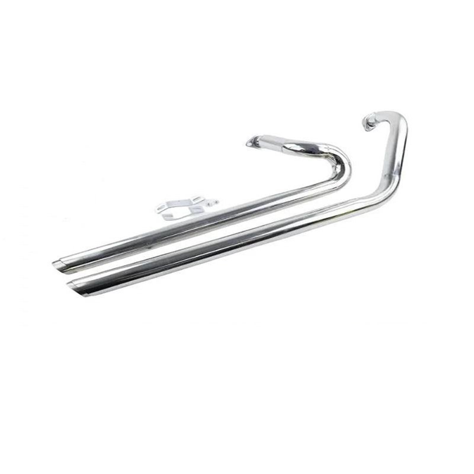 Generisch Endrohr Komplettes Auspuffrohr Drag Pipe Edelstahl-Kit Schalldämpfer Schalldämpfer Für Kawasaki Für Vulcan S 900 EN900 VN900 S900(Style 2) von Generisch