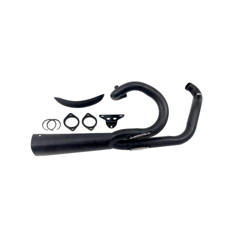 Generisch Endrohr Motorrad 2 In 1 Auspuffrohr Komplettsystem Schalldämpferrohr Edelstahl Schalldämpferrohr Für Harley V-Rod 2003-2021 von Generisch