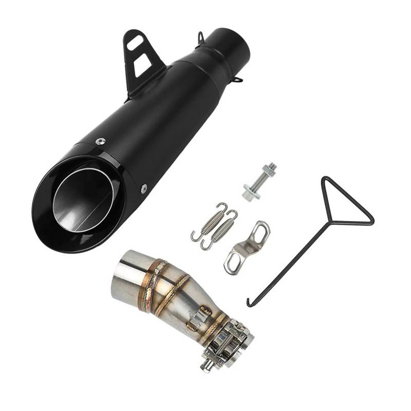 Generisch Endrohr Motorrad-Auspuff-Mittelverbindungsrohr-Schalldämpfer Passend Für Kawasaki Z250 Z300 Für Ninja250 300 2008–2017 von Generisch