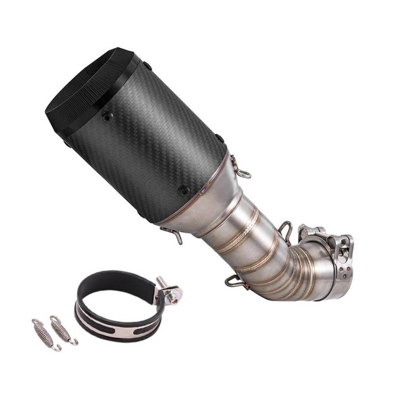Generisch Endrohr Motorrad-Auspuff-Schalldämpfersystem Für Kawasaki Z900 Für Ninja 900 2017–2023. Auspuff-Verbindungsrohr Mit Schalldämpfer von Generisch