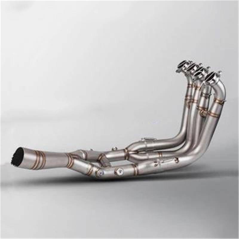 Generisch Endrohr Motorrad Auspuff System Verteiler Stecker Original Auspuff Für B&MW S1000R 2021-2025 S1000RR 2019-2025(Style 1 Stainless Steel) von Generisch