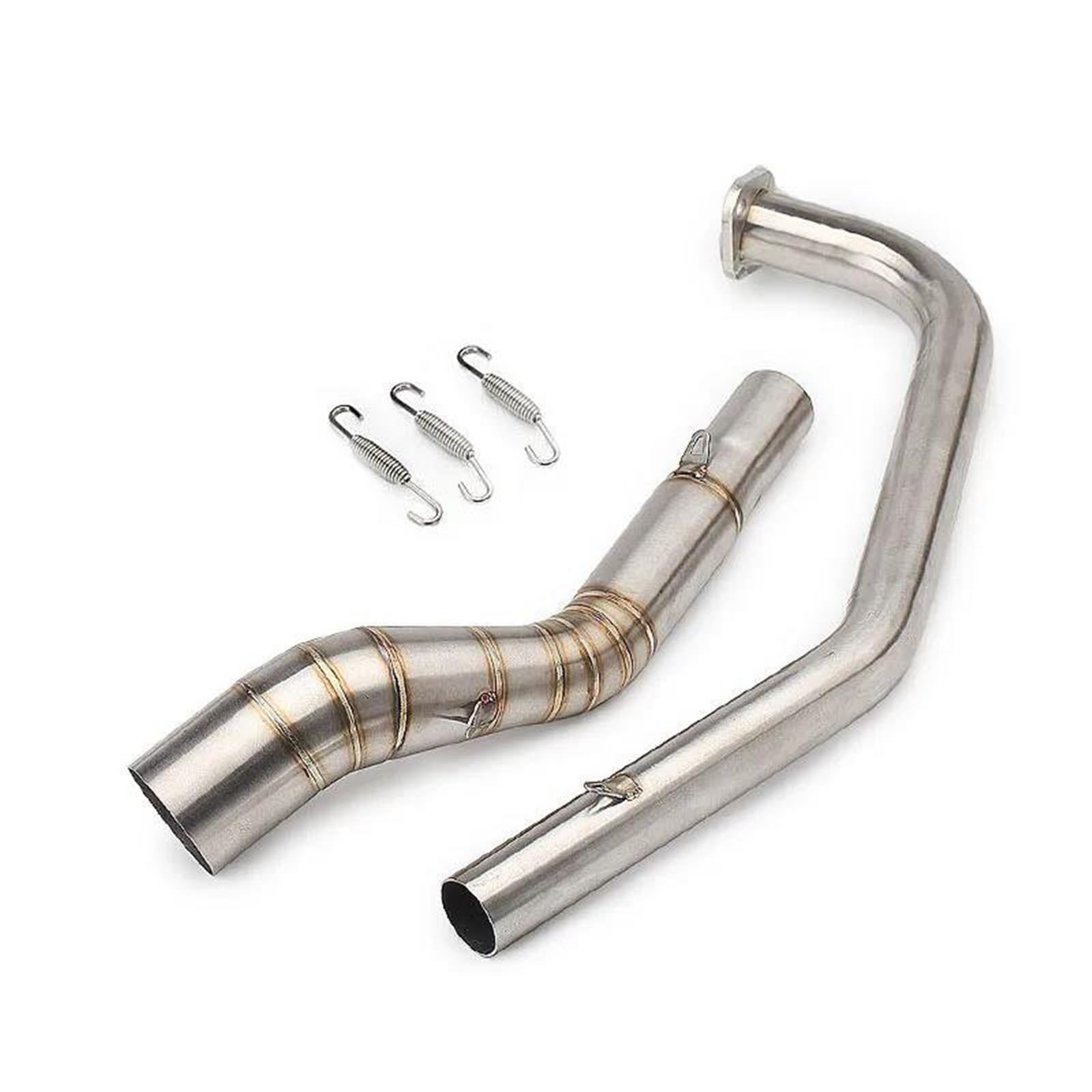 Generisch Endrohr Motorrad-Auspuffkrümmer-Anschluss Slip-On 51 Mm Auspuff Für Y&amaha R15 V3 YZF-R15 MT-125(Style 1) von Generisch