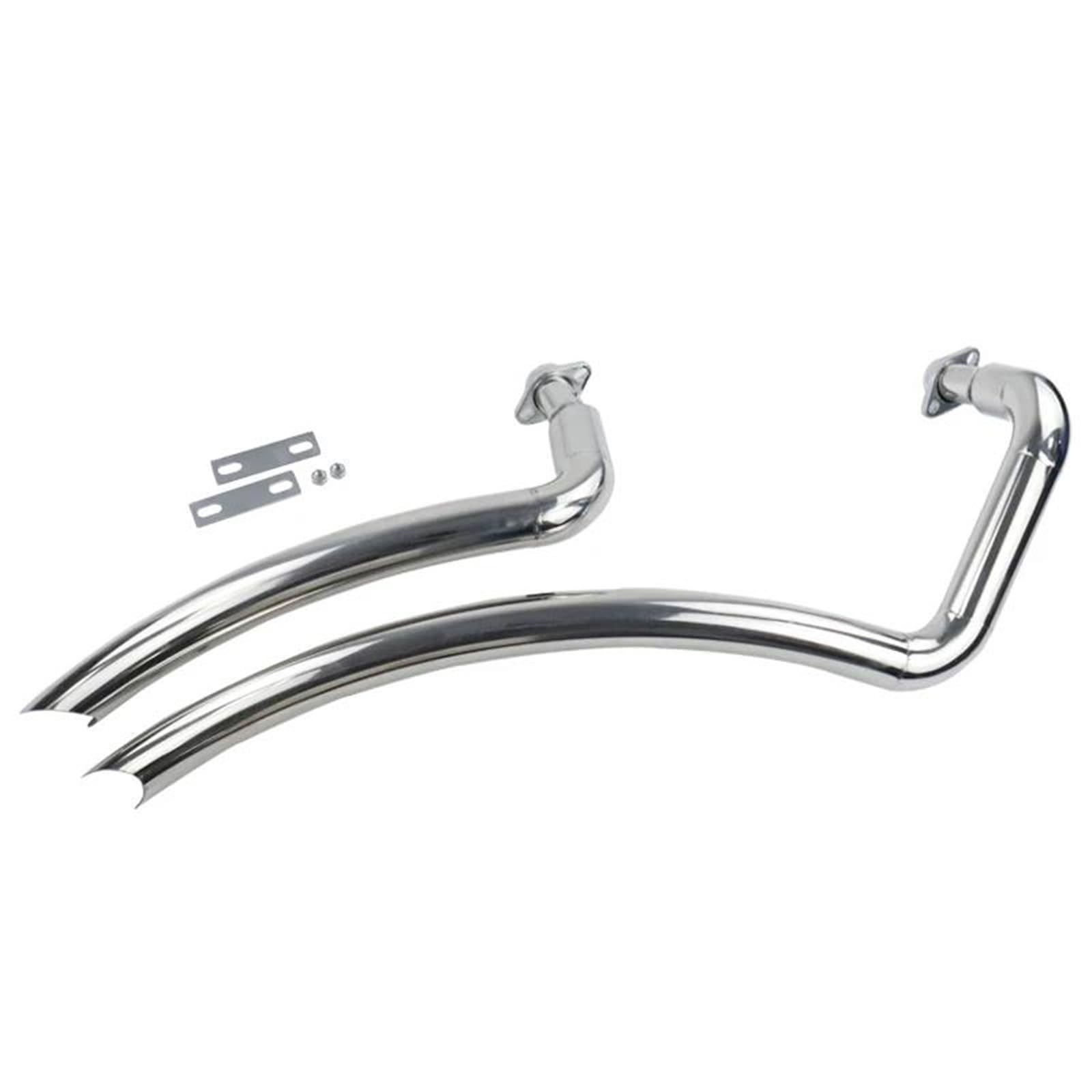 Generisch Endrohr Motorrad-Auspuffrohr-Schallwand Mit Abnehmbarem Schalldämpfer Für Kawasaki EN800 VN800 Für Vulcan S 800 VN400(Style 2) von Generisch