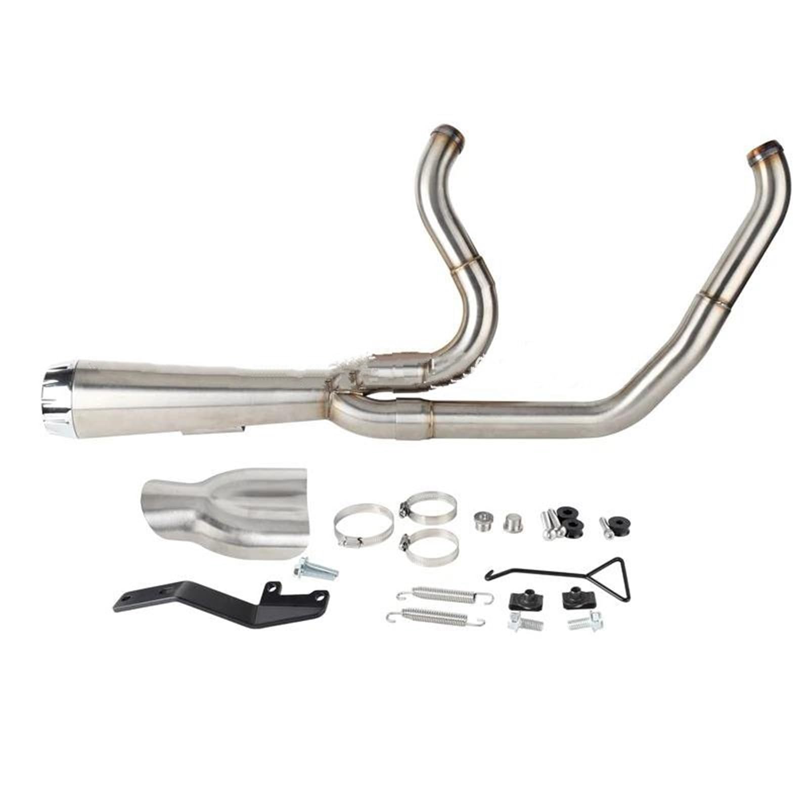 Generisch Endrohr Motorrad-Komplettsystem-Auspuffschalldämpfer Für Harley Für Softail Low Rider S FXLRS FXLR ST Für Street Bob 2018–2024(Style 4) von Generisch