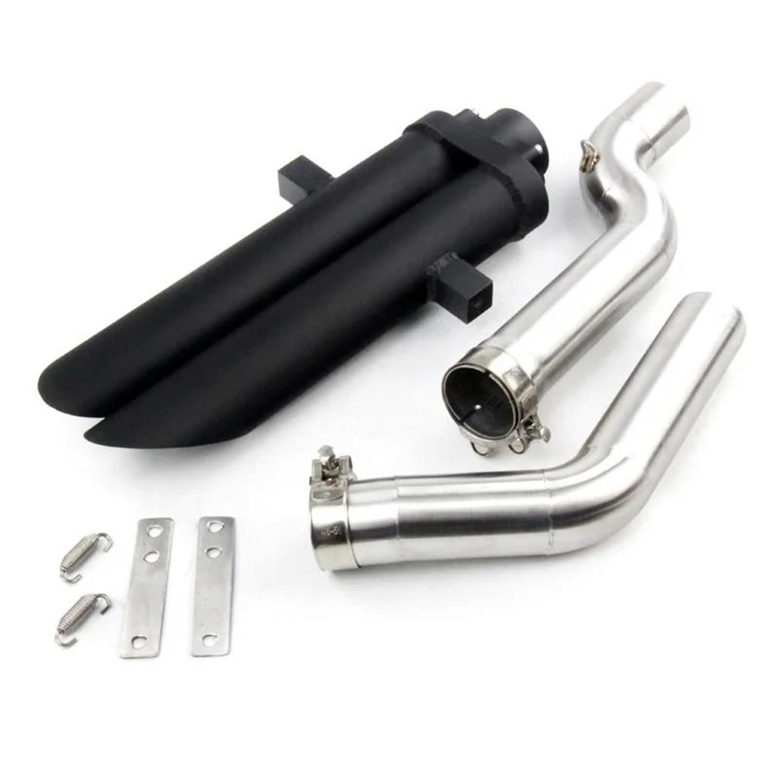 Generisch Endrohr Motorrad-Mittelteil-Verbindungsrohr Slip-On 51 Mm Dual-Outlet-Schalldämpfer Auspuff Aluminiumlegierung Für CBR600RR F5 2005–2020 Generisch Endrohr Motorrad-Mittelteil-Verbindungsrohr Slip-On 51 Mm Dual-Outlet-Schalldämpfer Auspuff Aluminiumlegierung Für CBR600RR F5 2005–2020 von Generisch