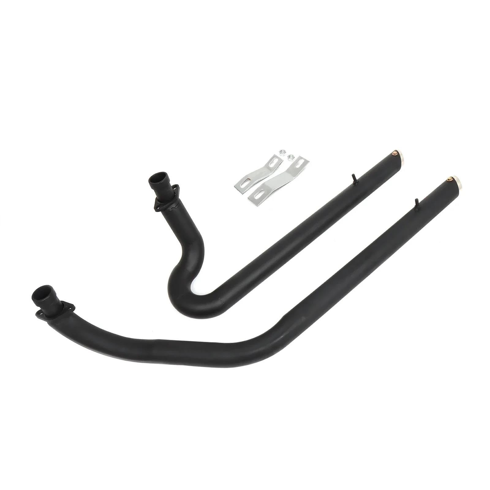 Generisch Endrohr Motorrad-Vollauspuffer Drag Pipe Edelstahl-Kit Schalldämpfer Schalldämpfer Für Suzuki Für Boulevard 109/1800/1500(Style 3) von Generisch
