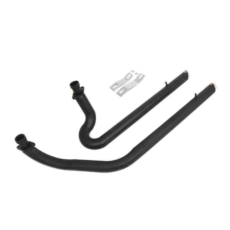 Generisch Endrohr Motorrad-Vollauspuffer Drag Pipe Edelstahl-Kit Schalldämpfer Schalldämpfer Für Suzuki Für Boulevard 109/1800/1500(Style 3) von Generisch