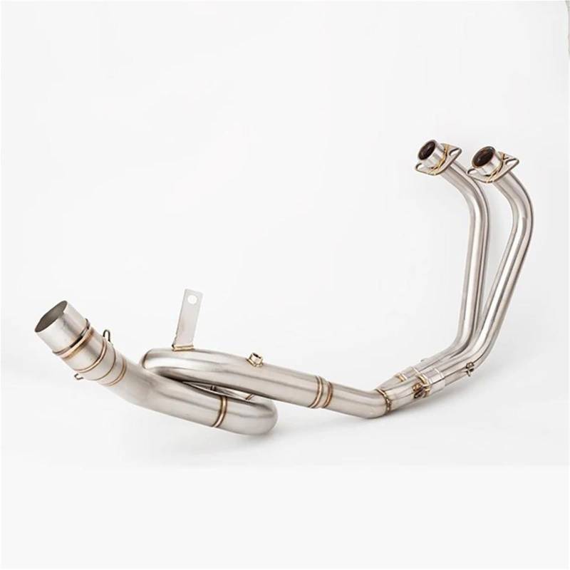 Generisch Endrohr Motorradauspuff Für Y&amaha R25 R3 MT03 MT-03 2014–2021 Vorderrohr Verbindungsrohr Auspuffrohr Kopfrohr(Style 2) von Generisch