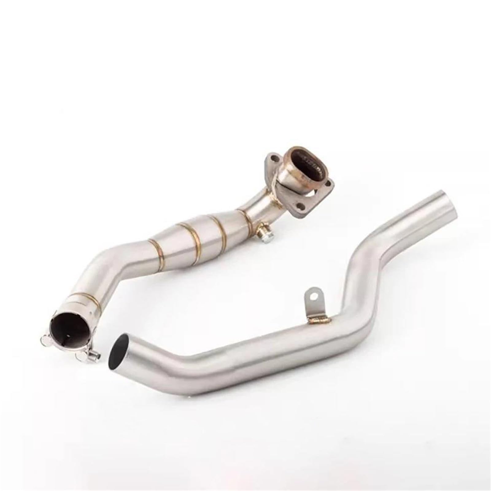 Generisch Endrohr Motorradauspuff Komplettanlage Vorderrohranschluss Original Schalldämpfer Auspuff Passend Für X-ADV 750 X ADV750 XADV 750(Style 2) von Generisch