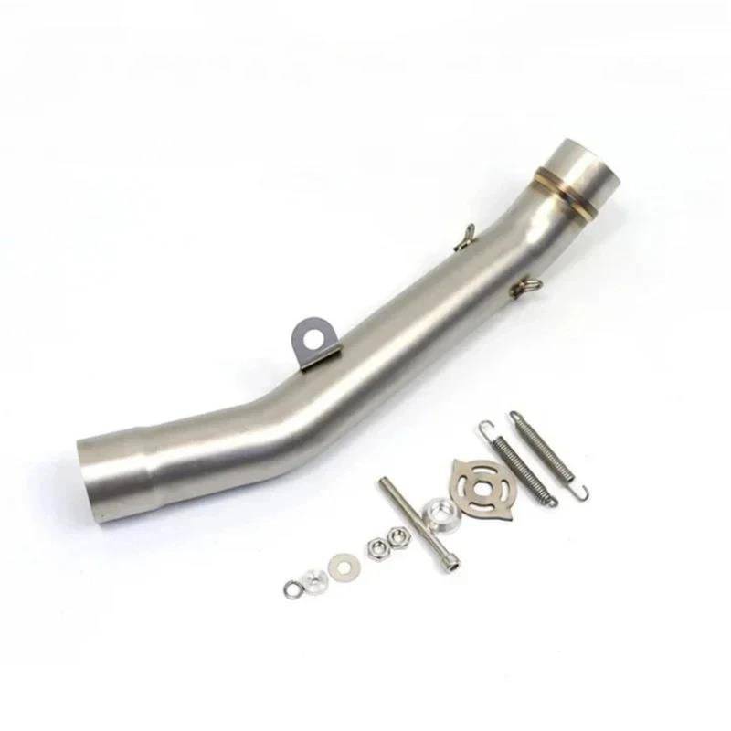 Generisch Endrohr Motorradauspuff Schalldämpfer Auspuff Mittelteil Verbindungsrohr Für Kawasaki Z800 Z 800 2013 2014 2015 2016 von Generisch