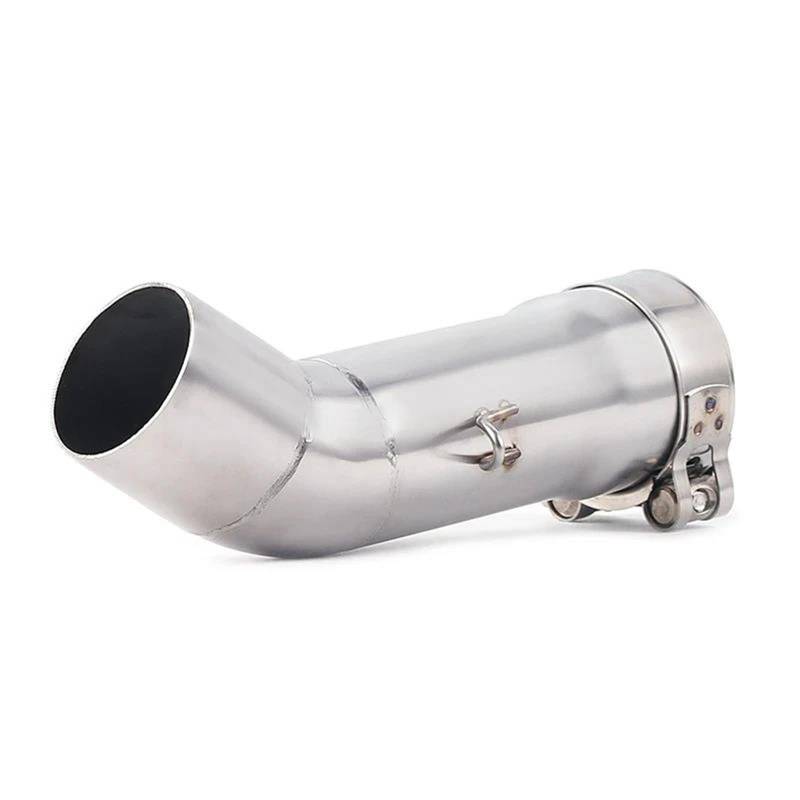 Generisch Endrohr Motorradauspuff Schalldämpfer Auspuff Mittelverbindungsrohr Auspuffrohr Passend Für Y&amaha FZ8N FZ8 FZ800 2010-2015 von Generisch