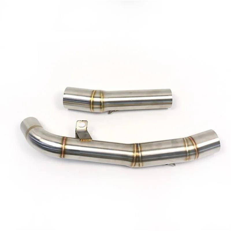 Generisch Endrohr Motorradauspuffrohr Motorrad Modifiziertes Auspuffrohr Verbindungsrohr Für Kawasaki Z1000 2007 2008 2009(Style 1) von Generisch