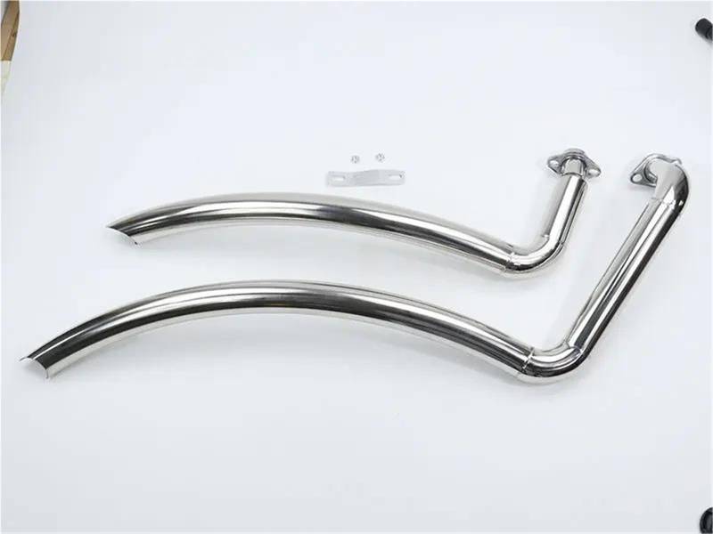 Generisch Endrohr Motorradteile Auspuffrohr Mit Schalldämpfer Schalldämpfer Schallwand Für Kawasaki Für Vulcan 900 S EN900 VN900 S900(Style 2) von Generisch