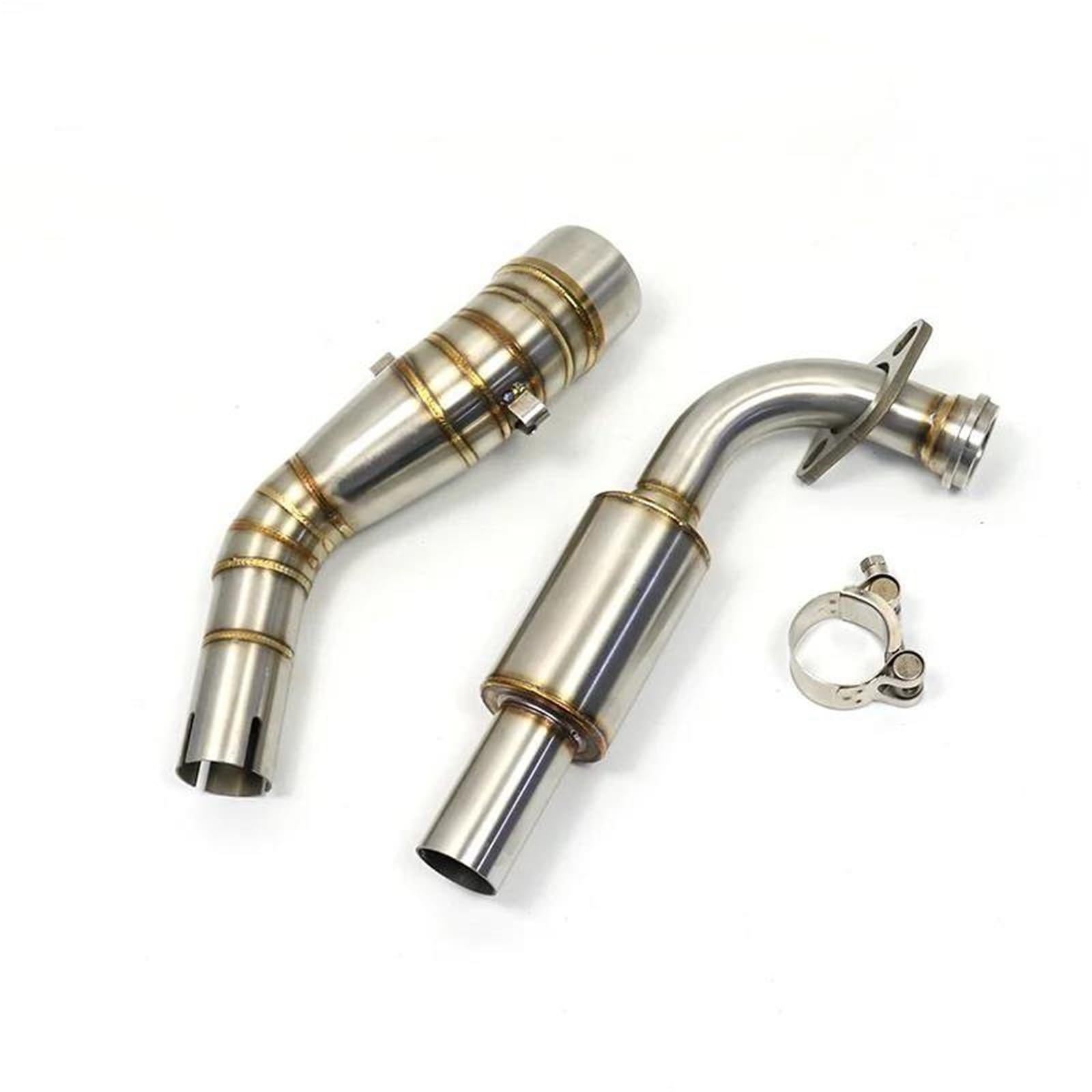 Generisch Endrohr Motorradzubehör Auspuffanlage 51 Mm Auspuff Front Link Schalldämpfer Für Y&amaha NMAX155 2015–2019 Generisch Endrohr Motorradzubehör Auspuffanlage 51 Mm Auspuff Front Link Schalldämpfer Für Y&amaha NMAX155 2015–2019 von Generisch