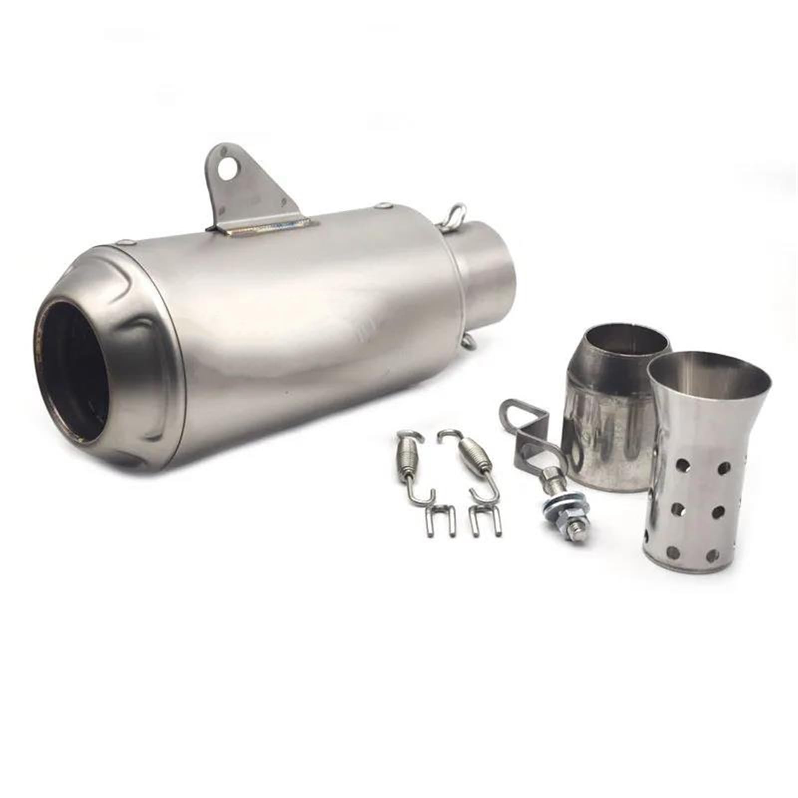 Generisch Endrohr Motorradzubehörsystem Auspuff Modifiziertes Auspuffrohr 51 Mm Für Y&amaha R3 R6 FZ6 MT07 MT09(Style 1) von Generisch