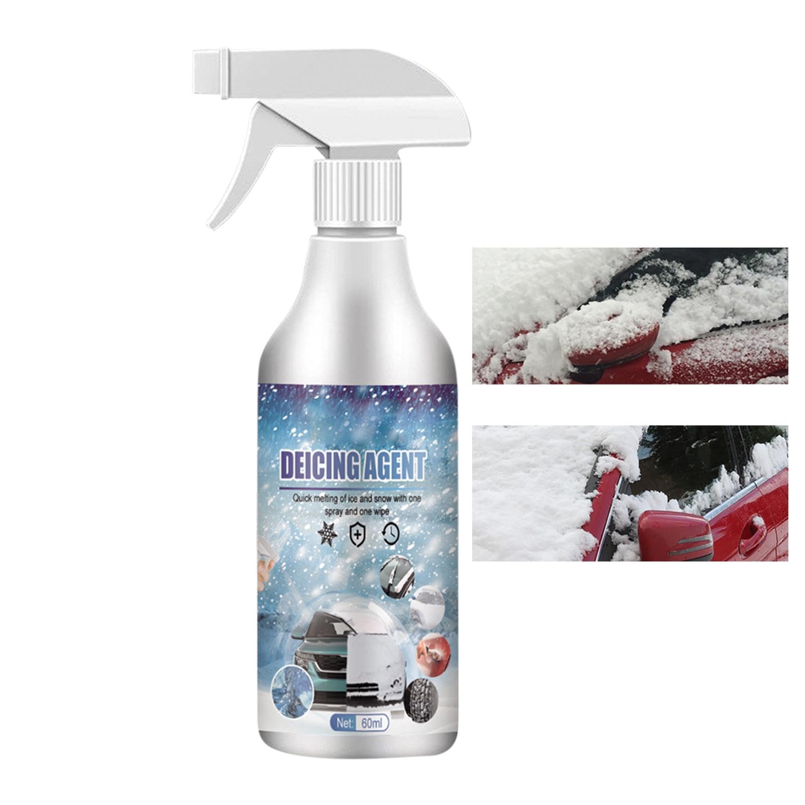 Generisch Enteisungsspray Für Die Windschutzscheibe, Schmilzt Sofort EIS, Winterfrost-Enteisungsspray, Schneeschmelzende Auftauflüssigkeit Für -Fenster, Riegel Und Schlüsselschlösser Generisch Enteisungsspray Für Die Windschutzscheibe, Schmilzt Sofort EIS, Winterfrost-Enteisungsspray, Schneeschmelzende Auftauflüssigkeit Für -Fenster, Riegel Und Schlüsselschlösser von Generisch