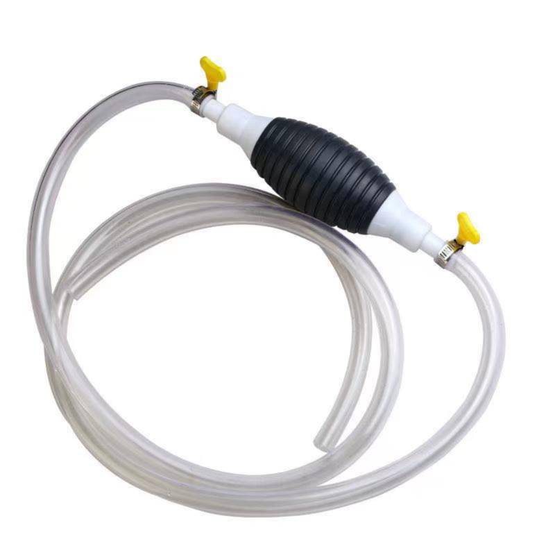 Generisch Manuelle Siphonpumpe Selbstansaugende Pumpe mit PVC Schlauch (1 m, 1.5 m, 2 m) Manueller Öler Flüssigkeitssauger Autos und Motorräder Gilt für Benzin, Diesel, Wasser usw. von Generisch