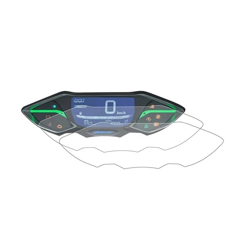Generisch Motorrad Instrumentenfolie Für PCX160 PCX125 2021 2022 PCX 160 125 Motorrad Instrument Schutz Film Dashboard Screen Protector(2PCS) von Generisch