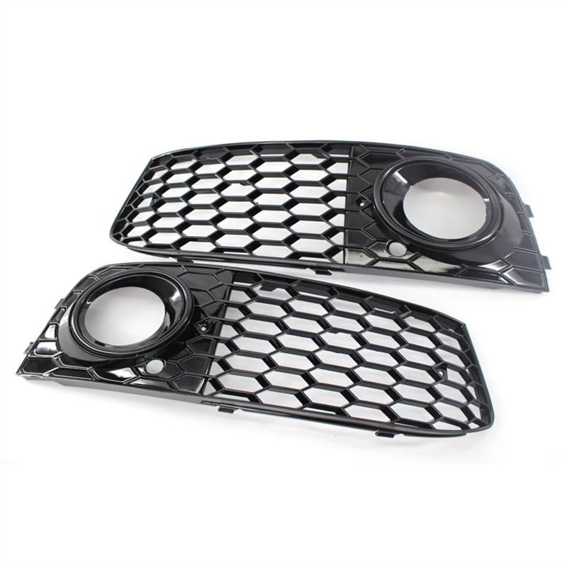 Generisch Nebelscheinwerferabdeckung Für A4 B8 2008-2012 2x Frontstoßstangengrill Auto-Styling H1ycomb Nebelscheinwerfergrill Mesh 8KD807682 8KD807681 von Generisch