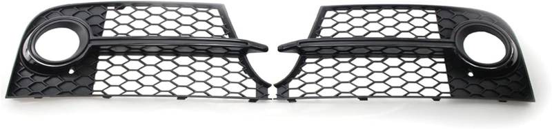Generisch Nebelscheinwerfergitter Für TT 2011-2014 für glänzend schwarz RS Style Honeycomb Auto Front Nebelscheinwerfer Kühlergrill Abdeckung(Bright Black) von Generisch
