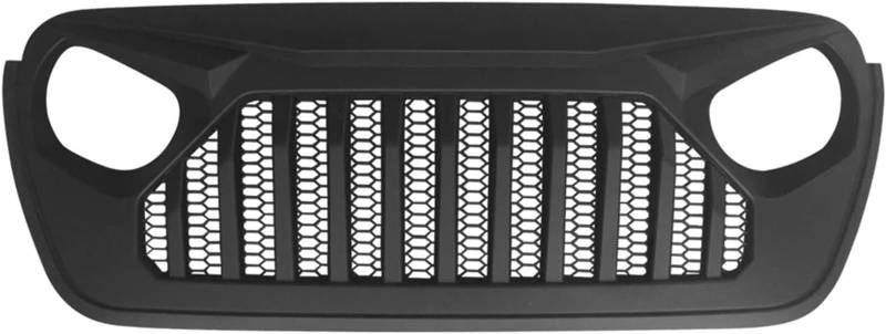 Generisch Nebelscheinwerfergitter Kühlergrill Für Jeep Für Wrangler JL JT 2018-2021 Auto Stoßstange Kühlergrill Kühlergrill W/Mesh Kühlergrills von Generisch