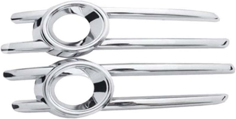 Generisch Nebelscheinwerfergitter Nebelscheinwerferabdeckung für Q5 2009-2012 Auto für Chrom-Nebelscheinwerfer-Lampengrill Kühlergrills von Generisch