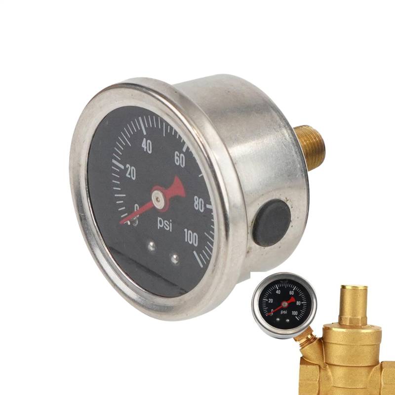 Generisch Öldrucktester - Öldruckprüfungs -Kit | Oil Injector Test Manometer Tool | 0-100psi Ölpumpe Tester Tester Gauge Kit | Präzise Druckanzeige | Stabiler -LKW -Motorrad -Diagnosewerkzeug von Generisch