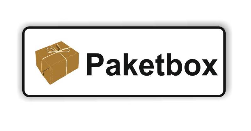 generisch Paketbox Symbol Aufkleber, Abziehbild (R 34/7) w (25 x 11 cm) von generisch