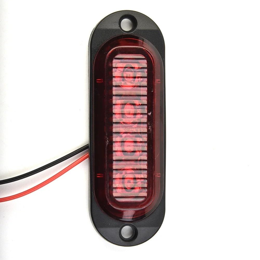 Generisch Rücklichtbaugruppen 2 Stück Seitenmarkierungsleuchte für Anhänger für LKW, Wohnmobil, Wohnwagen, Van, LKW, Boot für Signallampen, Rot, wasserdicht, 12/24 V Lampe Generisch Rücklichtbaugruppen 2 Stück Seitenmarkierungsleuchte für Anhänger für LKW, Wohnmobil, Wohnwagen, Van, LKW, Boot für Signallampen, Rot, wasserdicht, 12/24 V Lampe von Generisch