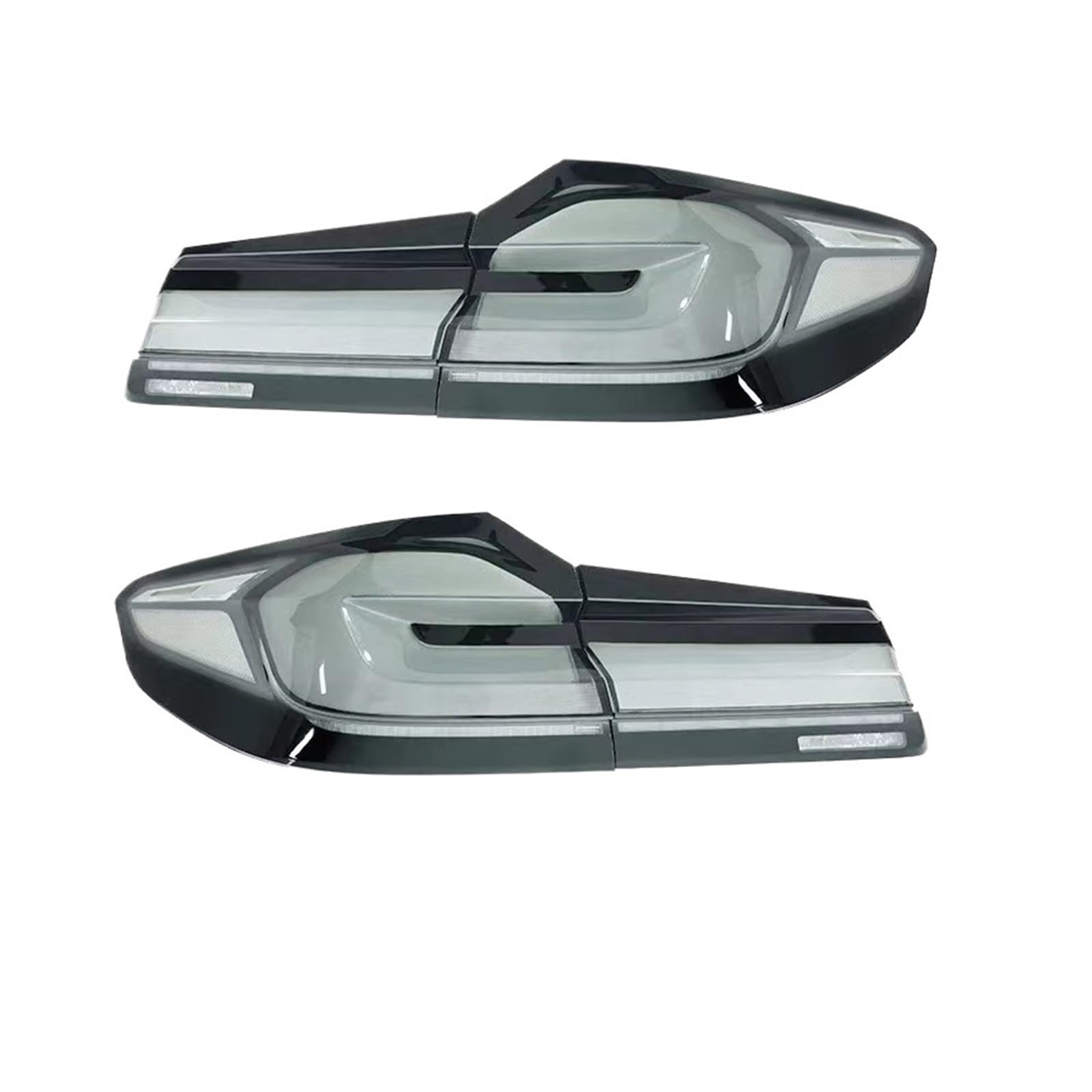 Generisch Rücklichter Auto-Rückleuchten für 5er G30 G38 2018–2020, Rückleuchten, Rückleuchten, Montage, Autozubehör(1pair black white) von Generisch