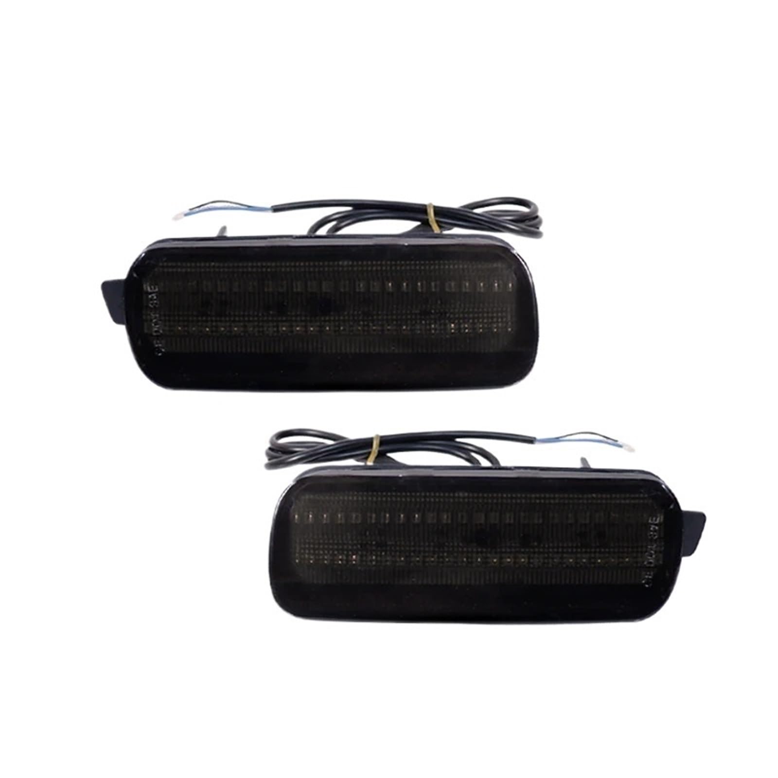 Generisch Rücklichter Auto-Stoßfänger-Reflektorleuchten für Honda für CRV 2002–2004 Funktion als Rück- Brems- und Nebelschlussleuchte 12 V Rot(Smoked Lens) von Generisch
