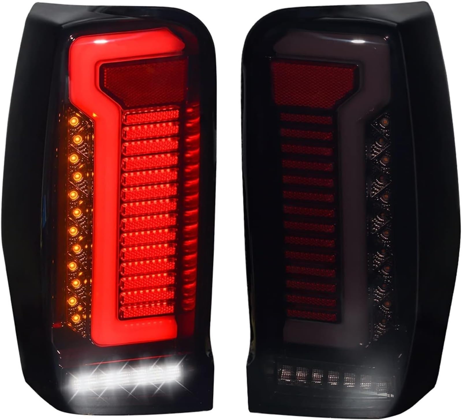 Generisch Rücklichter Für Mitsubishi für Triton L200 2019-2022 für Pickup-Auto-Rückleuchten LED-UNIVERSAL-RÜCKLEUCHTEN(A) von Generisch