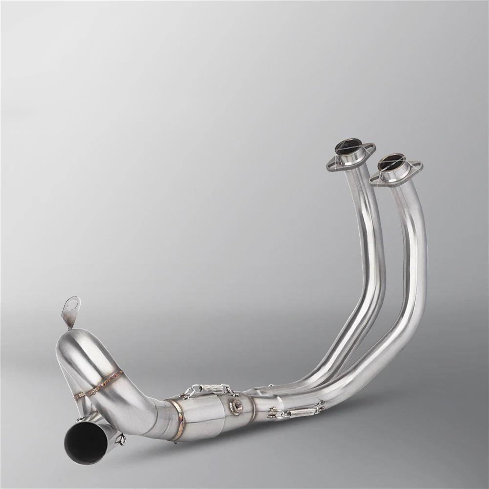 Generisch Schalldämpfereinsätze 51MM Motorrad Modifiziertes Auspuffrohr Vollrohr Schalldämpfer Passend Für Y&amaha MT07 Für Tracer XSR 700 FZ-07 2015-2024(Style 1) von Generisch