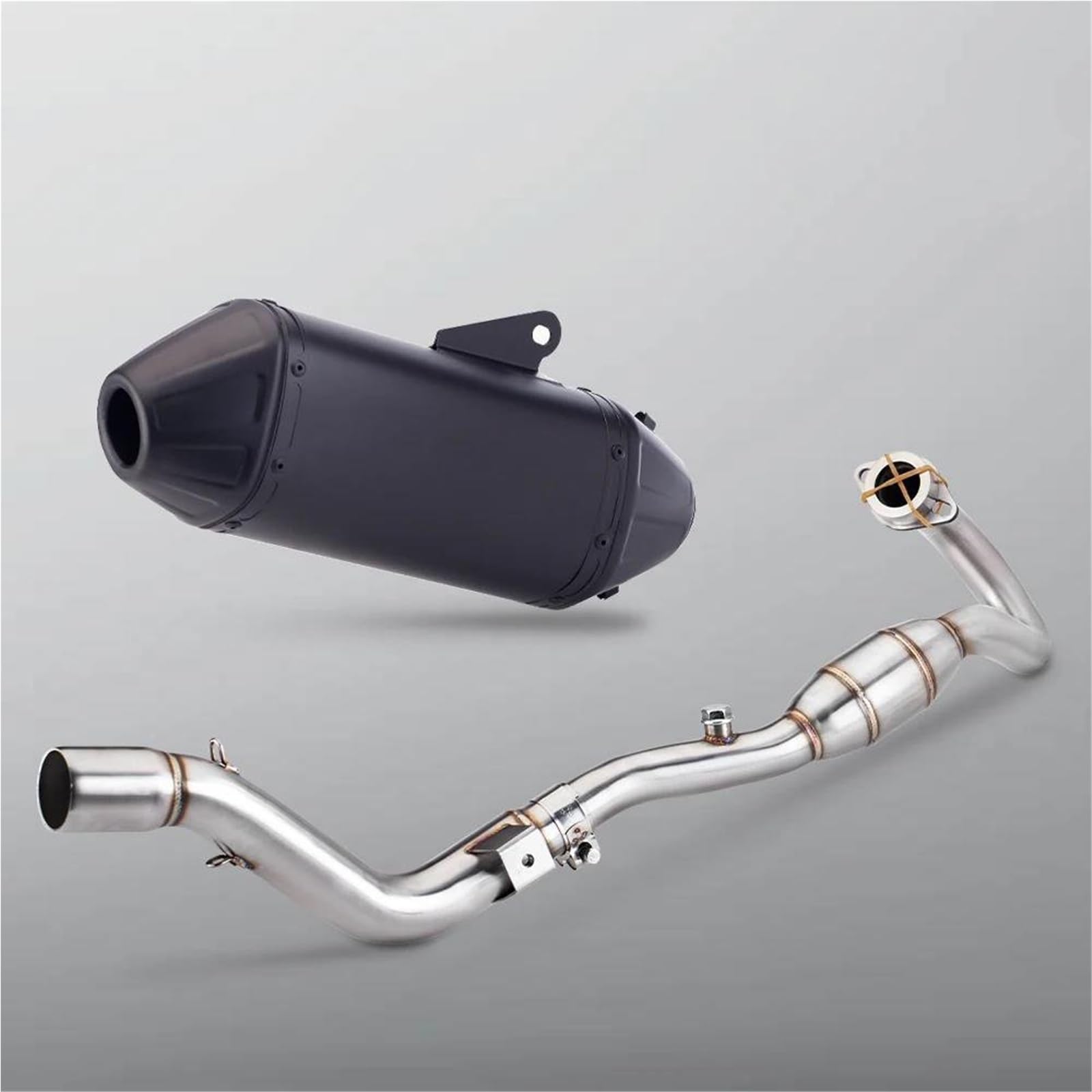 Generisch Schalldämpfereinsätze Auspuff Motorrad Schalldämpfer Rohr Endrohr Verbindungsrohr Für CRF300 CRF300L Rally CRF250L CRF250 Rally 2021-2022(Style 2) von Generisch
