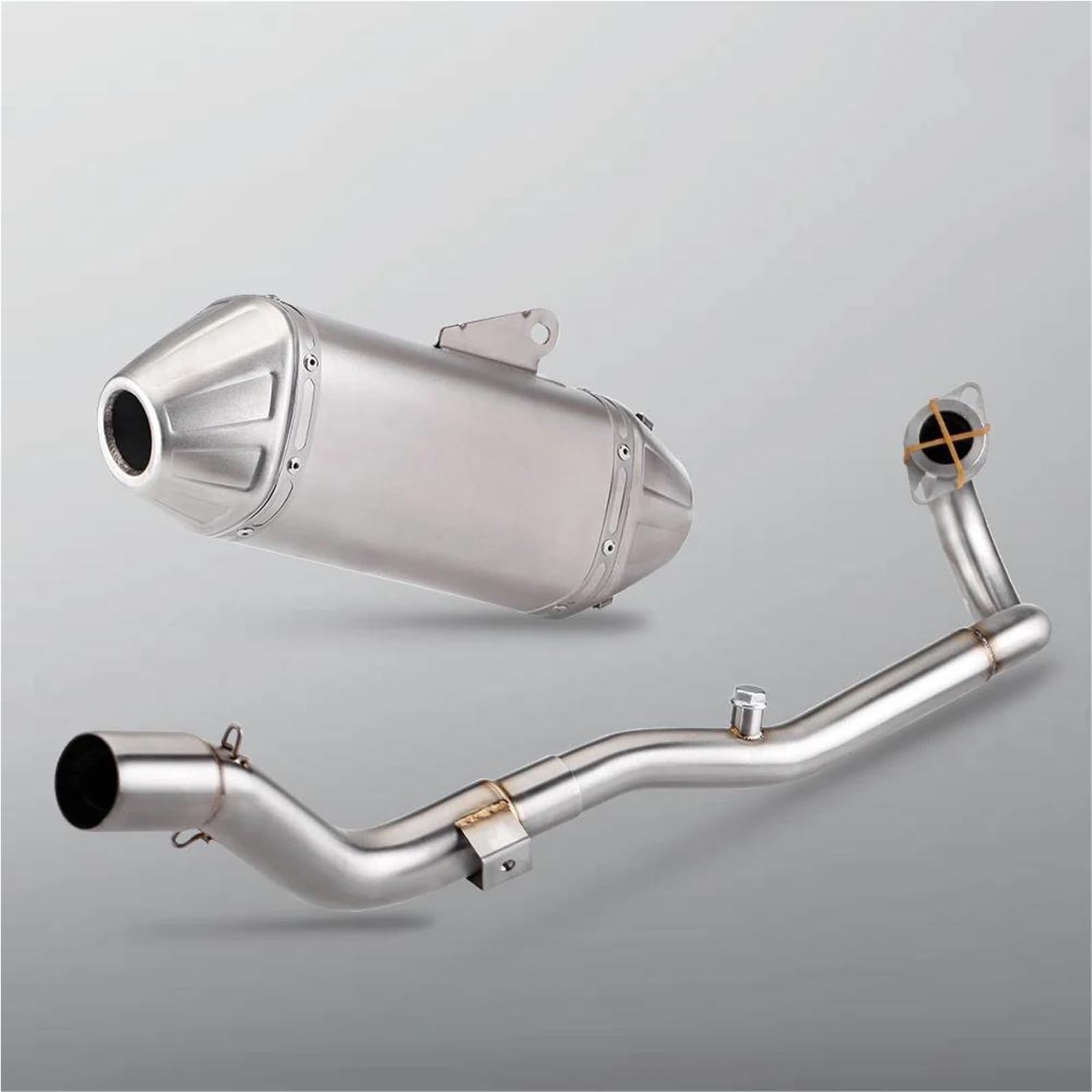 Generisch Schalldämpfereinsätze Auspuff Motorrad Schalldämpfer Rohr Endrohr Verbindungsrohr Für CRF300 CRF300L Rally CRF250L CRF250 Rally 2021-2022(Style 3) von Generisch