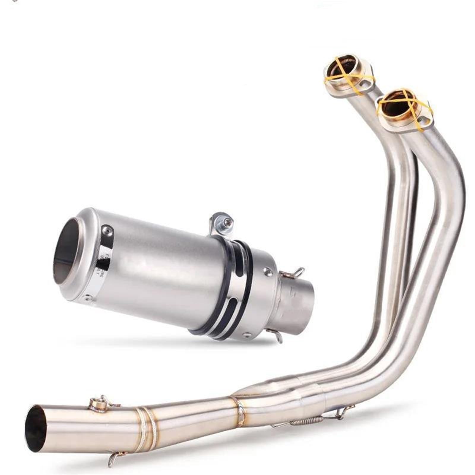Generisch Schalldämpfereinsätze Auspuff Motorrad Schalldämpfer Rohr Endrohr Verbindungsrohr Schalldämpfer Teile Für Kawasaki Für Vulcan S650 650s VN650 EN650(Style 2) von Generisch
