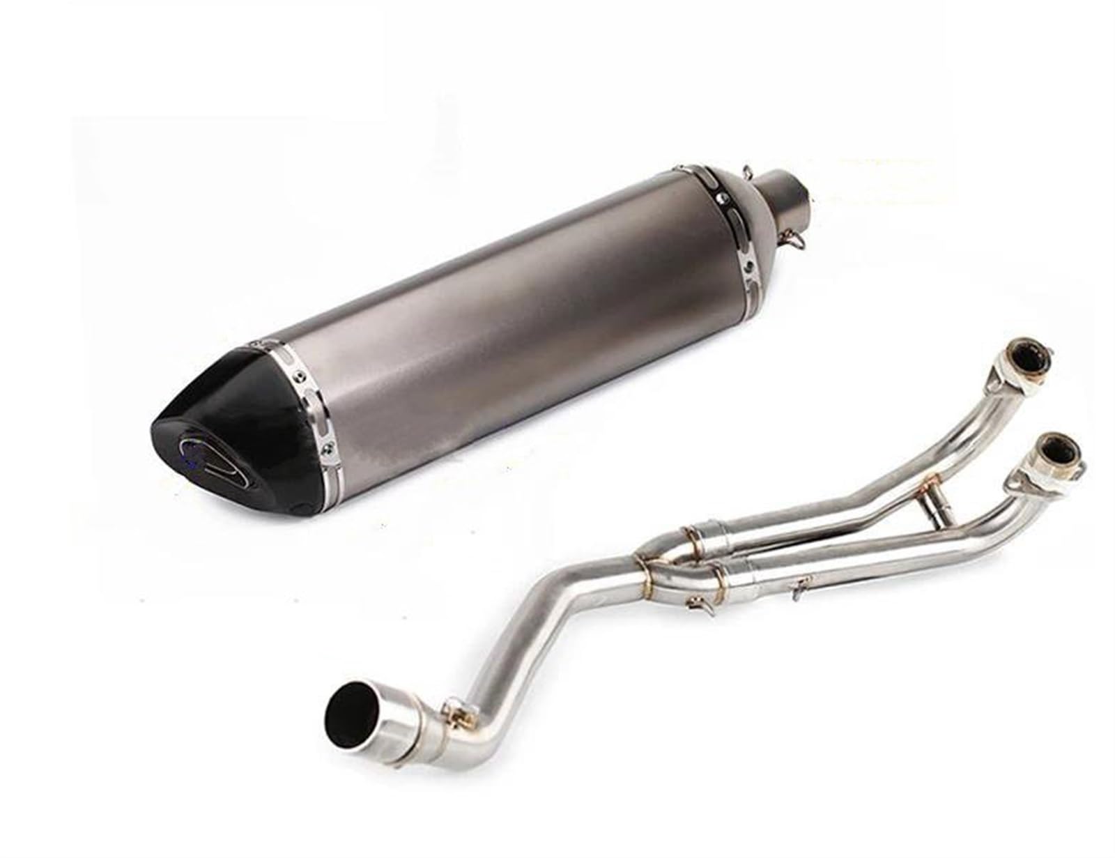 Generisch Schalldämpfereinsätze Auspuff Motorrad Schalldämpfer Rohr Endrohr Verbindungsrohr Schalldämpfer Teile Für Y&amaha T-MAX Tmax 500 530 2010-2018(Style 3) von Generisch
