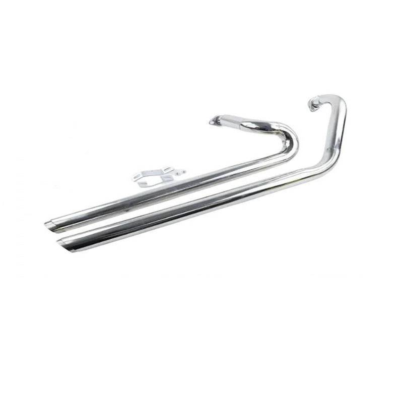 Generisch Schalldämpfereinsätze Komplettes Auspuffrohr Drag Pipe Edelstahl-Kit Schalldämpfer Schalldämpfer Für Kawasaki Für Vulcan S 900 EN900 VN900 S900(Style 2) von Generisch