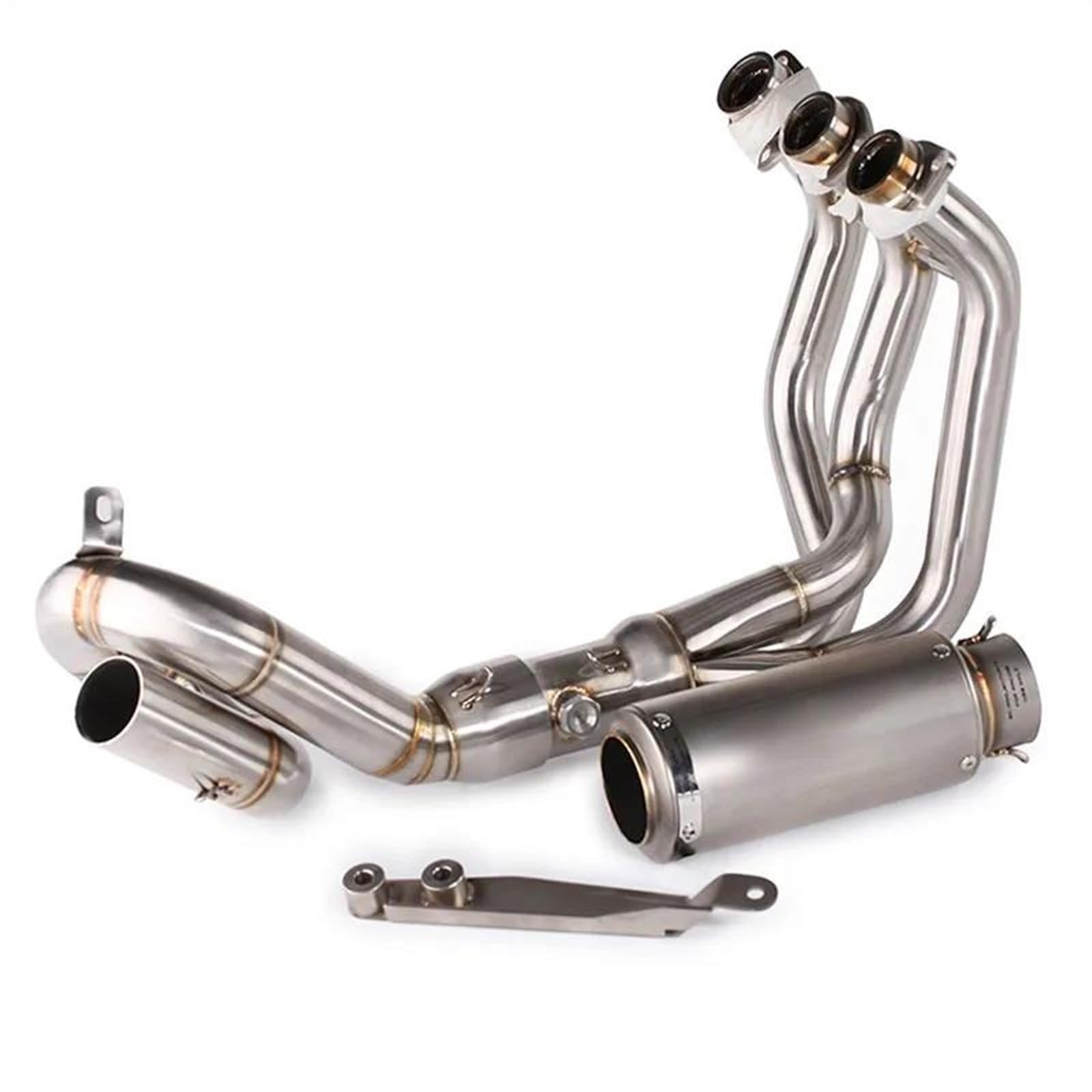 Generisch Schalldämpfereinsätze MT09 Motorrad Volle System Auspuff Schalldämpfer Rohr Für Y&amaha Fz09 MT09 MT-09 FZ-09 XSR900 2013-2021(Style 3) von Generisch