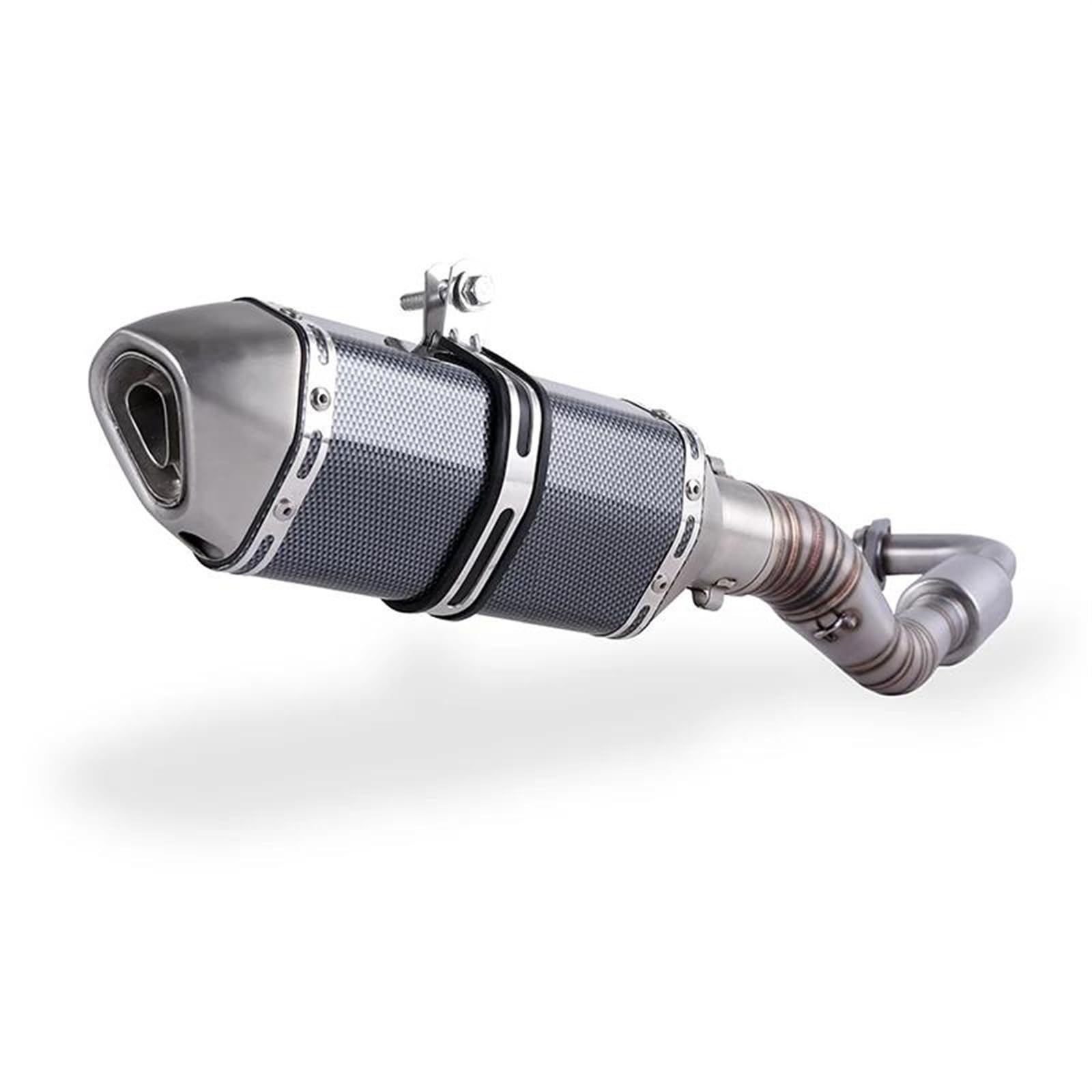Generisch Schalldämpfereinsätze Modifikation Der Motorradauspuffanlage Vorderer Mittelrohr-Slip-On-Schalldämpfer Passend Für Y&amaha NVX 155 Für Aerox 155(Style 3) von Generisch