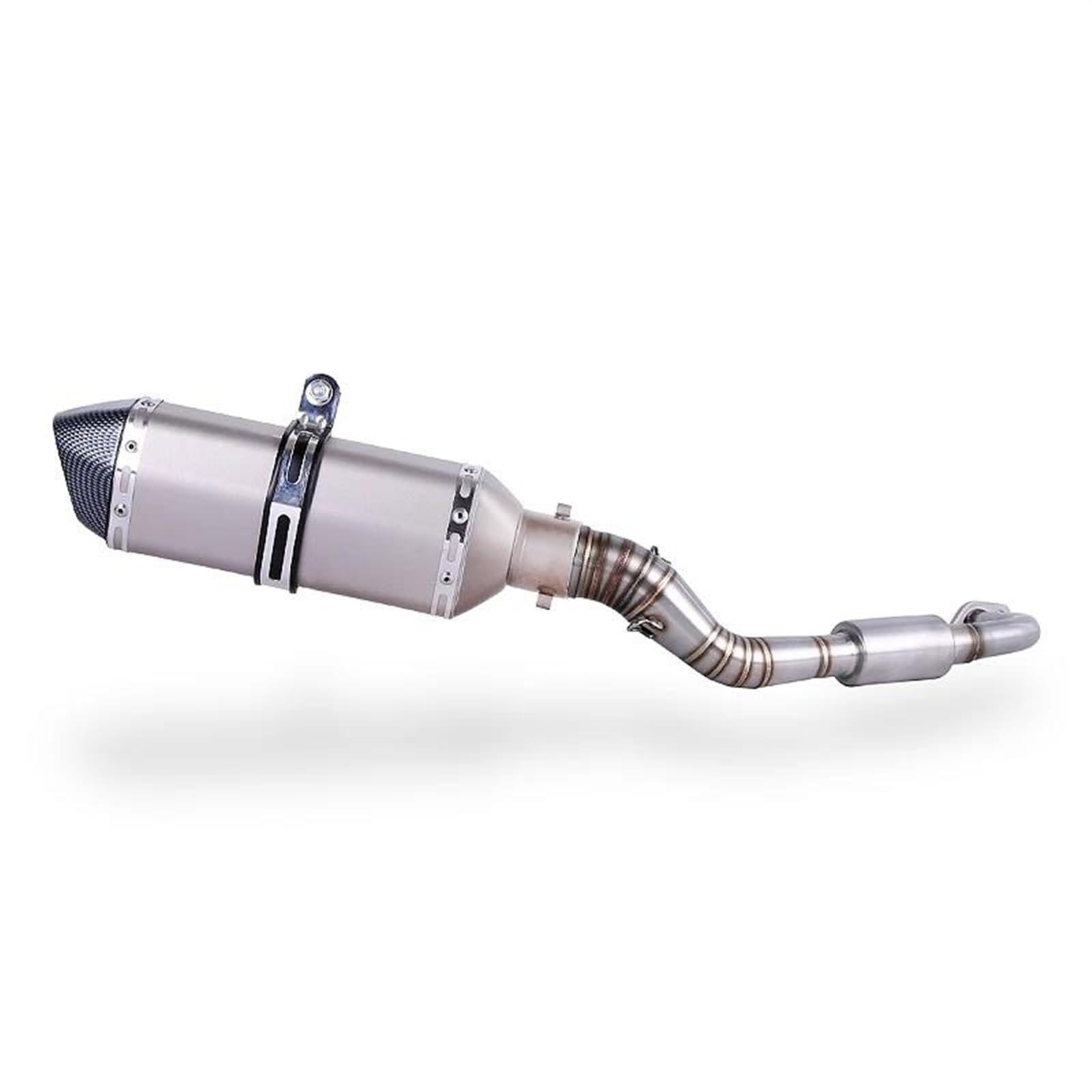 Generisch Schalldämpfereinsätze Modifikation Der Motorradauspuffanlage Vorderer Mittelrohr-Slip-On-Schalldämpfer Passend Für Y&amaha NVX 155 Für Aerox 155(Style 4) von Generisch