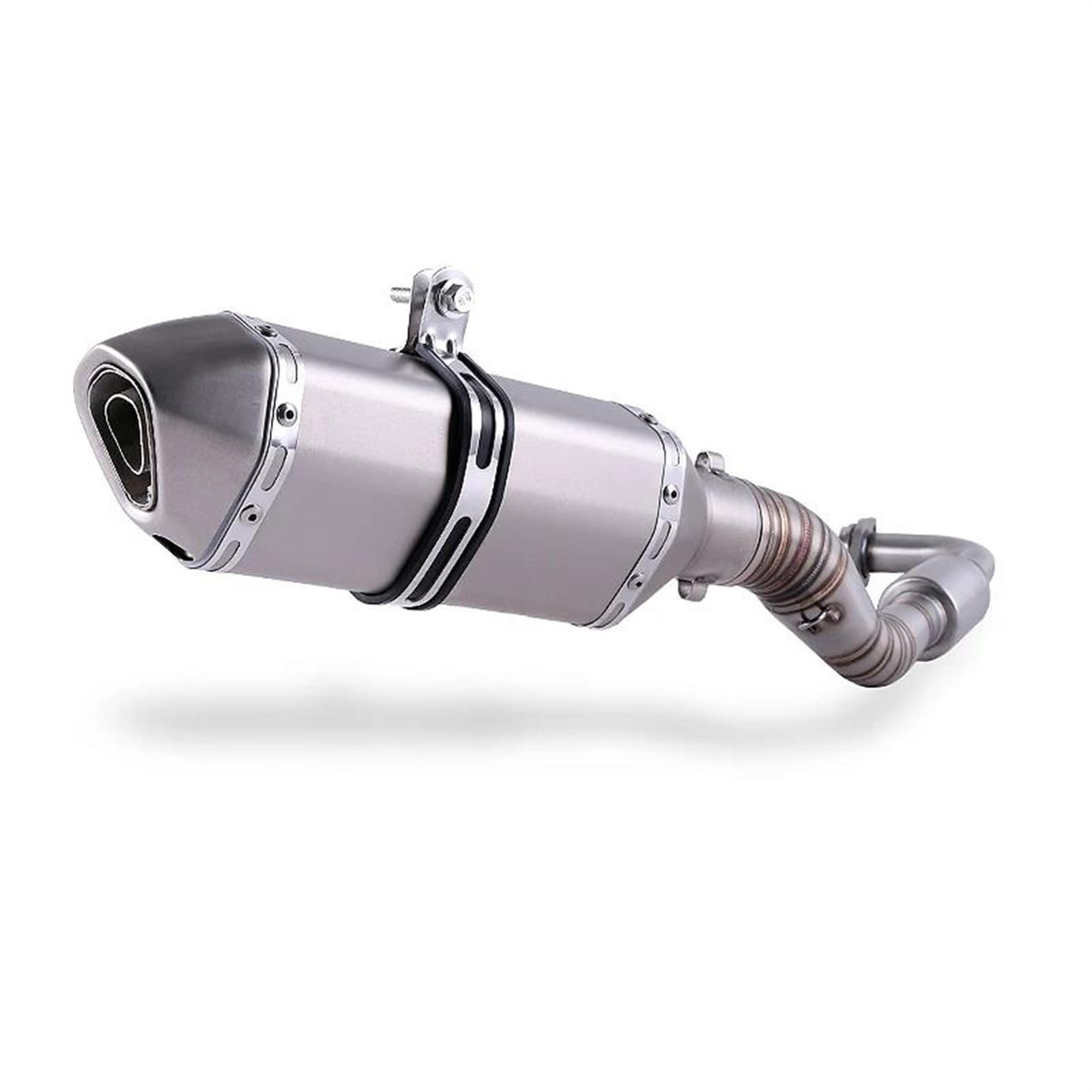 Generisch Schalldämpfereinsätze Modifikation Der Motorradauspuffanlage Vorderer Mittelrohr-Slip-On-Schalldämpfer Passend Für Y&amaha NVX 155 Für Aerox 155(Style 5) von Generisch