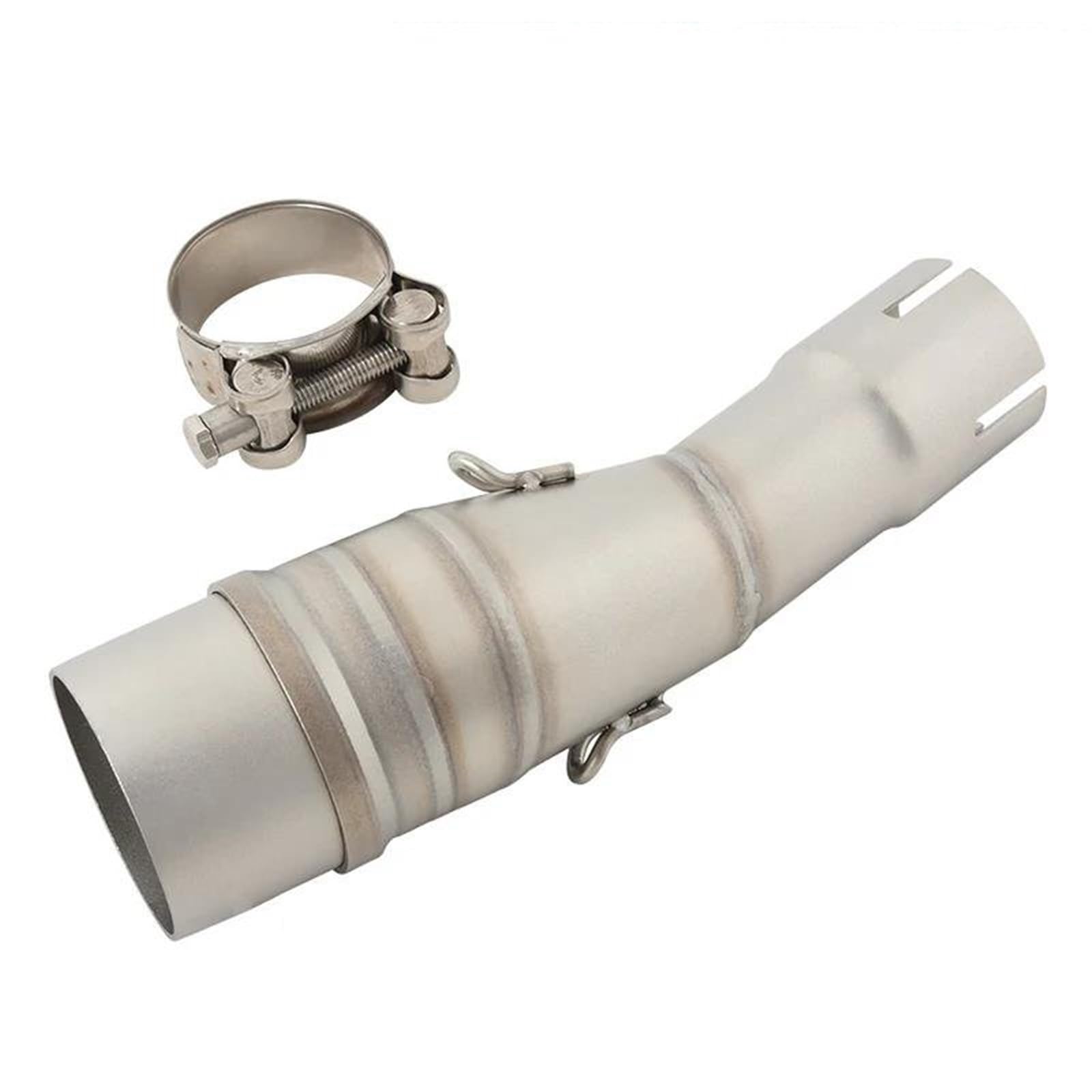 Generisch Schalldämpfereinsätze Motorrad Auspuff Mittelteil Pleuel 51mm Schalldämpfer Rohr Passend Für Y&amaha XMAX400 Xmax X-MAX 400 2017-2024(Style 1 2017-2020) von Generisch