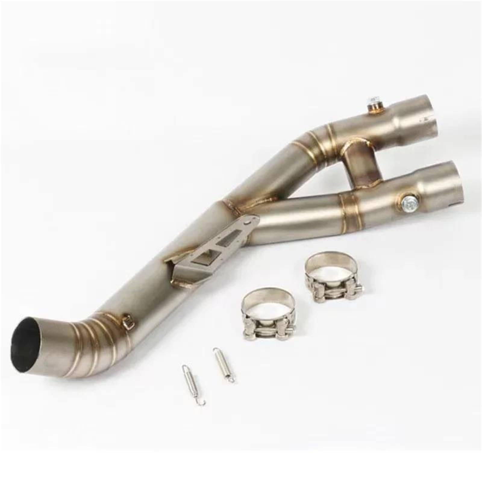 Generisch Schalldämpfereinsätze Motorrad Auspuff System Anschluss Rohr 60mm Schalldämpfer Für Y&amaha YZF R1 R1M 2022 2023 MT10 2015-2021 von Generisch
